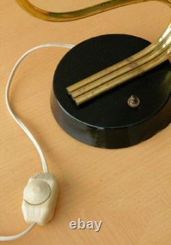 HYPER RARE! MID CENTURY MODERN LAUREL LAMP! BRASS 3 COLOR SHADES 50s 60s VTG MOD