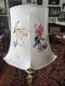 Hand Painted Vintage Oriental Floral Lamp Shade