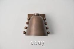 Handmade Stilnovo Style Brass Wall Sconce Mid Century Modern Cone Wall Light