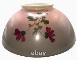Hanging Oil Kerosene Lamp Shade Pansy Motif Opal Glass for 14 Fitter Antique Hanging Oil Kerosene Lamp Shade Pansy Motif Opal Glass for 14 Fitter Antique