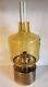 Hans Agne Jakobsson L/47 Oil Lamp Brass Amber Glass Shade Mid Century Modern Vtg