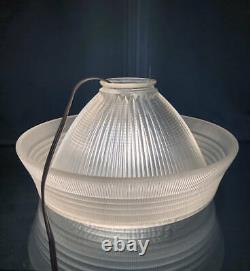 Holophane Light Lamp Shade Globe Sailor Hat 5540 Vintage Industrial Glass