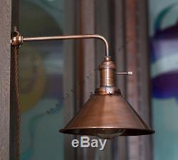 Industrial Vintage Copper shade Wall Lamp Retro Edison Wall Mount DIY Lighting