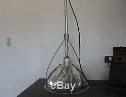 L@@k! Rare Ca 1940 Vintage Hibay Holophane Industrial Light Lamp Shade 19 Dia