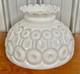 Le Smith Large Moon & Stars Milk Glass Shade 13 3/4 Antique Lamp Lighting Top