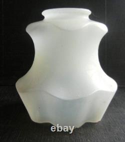 LOT OF 4 ANTIQUE TRANSLUCENT NICELY SHAPED HEXAGON LAMP SHADES With3 FLORAL DECOR