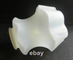 LOT OF 4 ANTIQUE TRANSLUCENT NICELY SHAPED HEXAGON LAMP SHADES With3 FLORAL DECOR