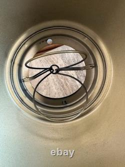 Lamp Shades Set 3 Black Tole Metal Gold Fleur Bridge 6in Fitter