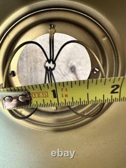 Lamp Shades Set 3 Black Tole Metal Gold Fleur Bridge 6in Fitter