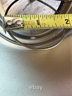 Lamp Shades Set 3 Black Tole Metal Gold Fleur Bridge 6in Fitter