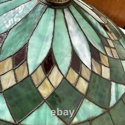 Large Antique Leaded Glass Lampshade 24+ Handel Unique Duffner Era