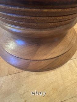 Large Vintage 1950-'60s Ceramic Art Pottery Table Lamp MCM With Original Shade