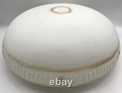 Large Vintage Art Deci Frosted Glass Celing/floor Lamp Shade