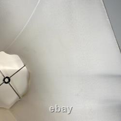 Large Vintage Cream Textured Bell Lampshade