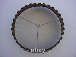 Large Wicker and Bamboo Mid Century Modern Lamp Shade