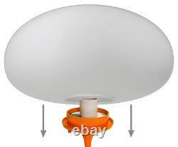 Laurel Mushroom Lamp Glass Replacement Shade Globe Mid-Century Modern Retro