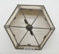 Lithophane Lamp Shade Mid-Century Vintage 6-Panel Children/ Home Scenes