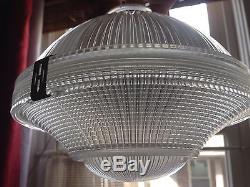 Lot of (2) Vintage Industrial Pendant HOLOPHANE Lamp Light Shades No 2110 7.5