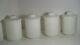 Lot Of Vintage Art Deco Milk Glass Light Shades, Unusual Spotted Pattern Beehive