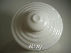 Lot of vintage ART DECO Milk Glass Light Shades, UNUSUAL spotted pattern beehive