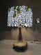 Monumental Vintage Signed Dale Tiffany Leaded Lamp Shade In Wisteria Design