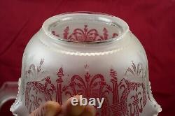 Matched Set (3) Victorian Gas lampshade lamp shades 4 fitter