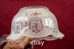 Matched Set (3) Victorian Gas lampshade lamp shades 4 fitter