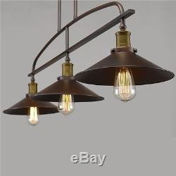 Metal Shades Chandelier Vintage Pendant Light Hanging Lamp Lighting Fixtures