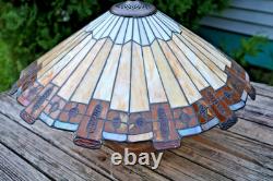 Meyda Tiffany Style Belvidere 21 Stained Glass Lamp Shade Vintage Decor
