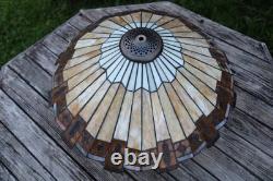 Meyda Tiffany Style Belvidere 21 Stained Glass Lamp Shade Vintage Decor