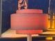 Mid Century Modern Lamp Shade / 3 Tier Fiberglass 11232