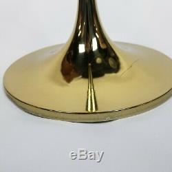 Mid Century Modern Laurel Lamp Floor Mushroom Shade Brass Tulip Light Vintage