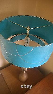 Mid Century Vintage Style 2 Tier Fiberglass Lamp Shade Modern Atomic Retro TTT