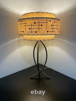 Mid Century Vintage Style 3 Tier Fiberglass Lamp Shade Modern Atomic Retro IBM