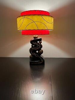 Mid Century Vintage Style 3 Tier Fiberglass Lamp Shade Modern Atomic Retro R&I