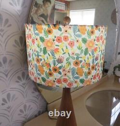 Mid Century Vintage Style Fiberglass Lamp Shade Bohemian Retro Rifle Paper Insp