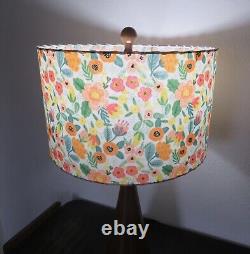 Mid Century Vintage Style Fiberglass Lamp Shade Bohemian Retro Rifle Paper Insp