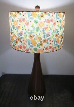 Mid Century Vintage Style Fiberglass Lamp Shade Bohemian Retro Rifle Paper Insp