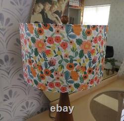 Mid Century Vintage Style Fiberglass Lamp Shade Bohemian Retro Rifle Paper Insp