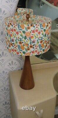 Mid Century Vintage Style Fiberglass Lamp Shade Bohemian Retro Rifle Paper Insp