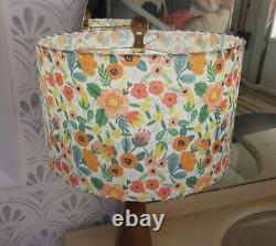 Mid Century Vintage Style Fiberglass Lamp Shade Bohemian Retro Rifle Paper Insp