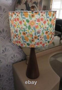 Mid Century Vintage Style Fiberglass Lamp Shade Bohemian Retro Rifle Paper Insp