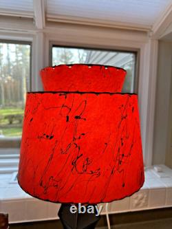 Mid Century Vintage Style Tapered 2 Tier Fiberglass Lamp Shade 11W