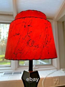 Mid Century Vintage Style Tapered 2 Tier Fiberglass Lamp Shade 11W