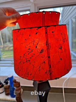 Mid Century Vintage Style Tapered 2 Tier Fiberglass Lamp Shade 11W