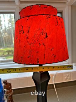 Mid Century Vintage Style Tapered 2 Tier Fiberglass Lamp Shade 11W