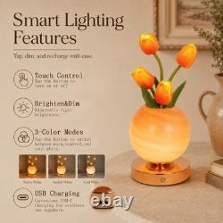 Mini Orange Tulip Table Lamp, 5in Living Room/foyer Home Decoration Lighting, New