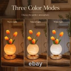Mini Orange Tulip Table Lamp, 5in Living Room/foyer Home Decoration Lighting, New