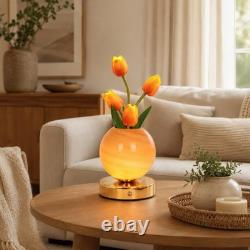 Mini Orange Tulip Table Lamp, 5in Living Room/foyer Home Decoration Lighting, New