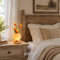Mini Orange Tulip Table Lamp, 5in Living Room/foyer Home Decoration Lighting, New